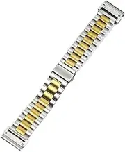 [PTLYE] 22mm 26mm Solid Stainless Steel Watch strap For Garmin Fenix 8 51mm 47MM/7/6/5/Tactix 7/3HR Wrist strap
