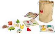 Janod Wooden Memory Touch Recognition Game