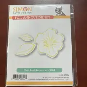 Simon Says Stamp Foil & Cut Die Set, Sketched Anemone, S764