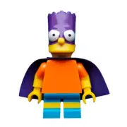 LEGO Minifigure Simpson series 2 : Bart as Bartman - set 71009 sim031