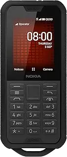 [Nokia] 800 Tough 2.4 Inch 4G UK SIM-Free Feature Phone with Google Assistant (Single-SIM) - Black