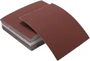 X AUTOHAUX Universal 4.49Inch x 5.51Inch 600 Grit Sanding Discs Hook & Loop Sanding Sheets Aluminum Oxide 50 Pcs