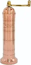 Alexander Home The Original Greek Salt Mill 8 Inch Tall | European Salt Mill Grinder with Crank Handle | Manual Salt Grinder | Salt Refillable - Copper