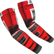 [FSCEV] London Street Sun Protection Arm Sleeves Outdoor Essentials Cooling Compression Golf Hiking Cycling