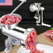 Manual Hand Operated Meat Grinder Mincer Heavy Duty Kitchen Food Maker Machine