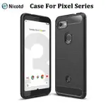 適用於 GOOGLE PIXEL 4 3 3A 2 5 5A 5G 保護套豪華 SLIM ARMOR 軟矽膠後蓋適用於