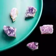 Natural Amethyst Quartz Geode Druzy Crystal Cluster Healing Specimen SALE .US