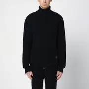 [Dsquared2] Navy blue turtleneck sweater in wool M Blue