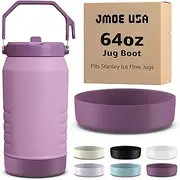 Jmoe USA Boot for 40oz & 64oz Stanley IceFlow Jug | Made of Color Matched Silicone | Durable, Non-Slip Protective Sleeve | Prevents Dings and Scratches