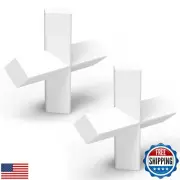 StonyLab 2 Pack Cross Shape Magnetic Stirrer Stir Bars, 40 x 10 mm PTFE-Coate