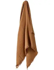 [Aura Home] Crinkle Throw in Pecan