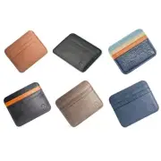 Leather Coin Purse RFID Blocking Wallet Travel Accessory for Men Women