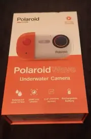 Polaroid Wave Underwater Camera (Orange/White) - Brand New