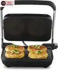Sunbeam Café Style 4-Slice Sandwich Press and Maker| Anyheightâ„¢ Control for Fr