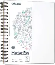 Ohuhu Sketchbook Marker Pen Drawing Paper 254mm x 193mm 150gsm