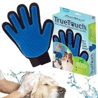 在飛比找蝦皮購物優惠-TureTouch 神奇寵物按摩除毛手套 毛髮清潔整理手套 