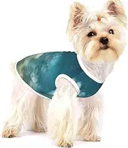 Starry Night Sky Deep Outer Space print Tshirts for Small Dogs Dog's Fashion Shirt Breathable Sleeveless Shirts for Small Dogs