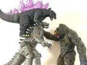 GODZILLA vs KONG MECHAGODZILLA Action Figure set Monsterverse Toys gift Monarch