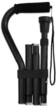 Cane Adjustable Walking Stick W/ Offset Foam Handle, with WARRANTIE