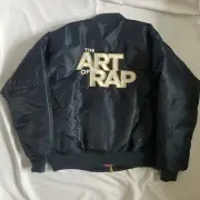 Hip Hop Flight Jacket Art Of Rap Movie Crew Navy Rothco MA-1 Embroidered Medium