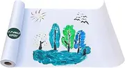 Paper Roll for Kids Easel,Art Supplies for Kids,17.3" x 984.3''(82feet),Durable Art Easel Paper Rolls for Crafts,Drawing,Painting and Watercolor Painting for Children