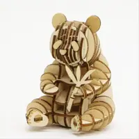 在飛比找蝦皮購物優惠-[豆豆購物] 日本 進口 木製 立體 拼圖 玩具 動物 好玩