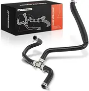 A-Premium Outlet HVAC Heater Hose Pipe Line Assembly + with Clamps and Protective Sleeve Attached Compatible with Dodge Charger, Challenger & Chrysler 300, 2014-2021