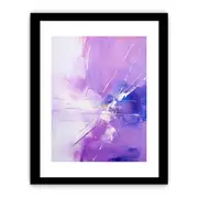 Knife Purple Abstract Art Framed Art Framed print Art Poster