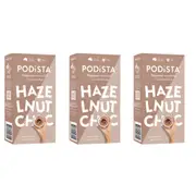 3x 10PK PODiSTA Hazelnut Chocolate Pod Capsules Nespresso Compatible 100g