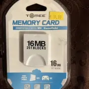 Hyperkin 16MB (251 Blocks) White Memory Card for Nintendo Wii or GameCube New