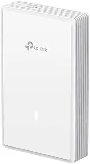 Omada BE3600 Wall Plate Wi-Fi 7 Access Point, 2.5G PoE Input and Pass-Through, 2 x Gigabit Ports, Centralized Cloud Management, Multi-RUs, Seamless Roaming, by TP-Link, 5-Year Warranty(EAP725-Wall)