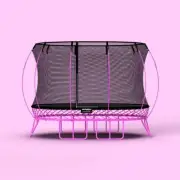 Pink Springfree Medium Oval 8 ft x 11 ft Trampoline