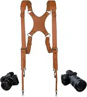 Camera Strap,Camera Harness for One Camera,Leather Camera Strap Professional Single Leather Harness Shoulder Strap,Single Camera Strap for Photographers,Leather Strap for DSLR/SLR