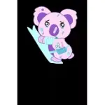 YAMI KAWAII KOALA: NOTEBOOK A5 FOR ANIME MERCH, YAMI KAWAII AND PASTEL GOTH LOVER I A5 (6X9 INCH.) I GIFT I 120 PAGES I SQUARE GRID I SQU