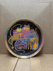 Franklin Mint LAUREL BURCH CONTEMPORARY CATS Collector Plate 1994 GREAT COND