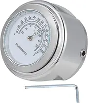 BUGUUYO Motorcycle Handlebar Thermometer Shock Resistant Gauge Durable Temperature for Motorbike Accessories Easy to Read Dial for DIY Projects