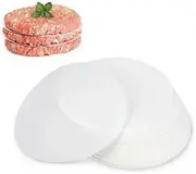 500 Sheets Non-Stick Baking Paper Round Sheets for Hamburgers, Cheeseburgers, Meatballs, Frying Pans, Grilling