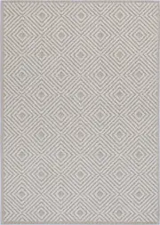 Marique Wickham Beige Geometric Flatweave Rug
