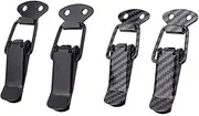 Rissunkv Car Bumper Clips Fasteners | Car Bumper Clip Hasp,Quick Release Fasteners, Front Rear Bumper Fastener, Security Hook Lock Clips for Trunk Bumpers Fenders