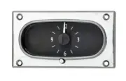 Dakota Digital 58 Chevy Impala Black Clock w/Blue LED For VHXVLC-58C-IMP-K-B (for: Chevrolet)