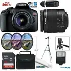 Canon EOS Rebel T7 DSLR Camera with 18-55mm - Deal-Expo 16GB Starter Bundle