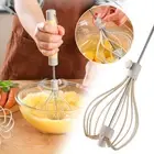 Semi-Automatic Egg Whisk Hand Push Egg BeaterStainless-Steel Mixer Blender ToolЧ