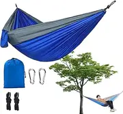 Camping Hammock | Portable Outdoor Hammock,Travel Swing with 2 Tree Straps, Beach Chair, Camp Accessories for Yard Patio Garden Camping Relaxation