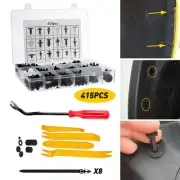 415x Plastic Rivets Bumper Push grille Pin Retainers Clip+Fastener Remover Tool (for: Porsche)