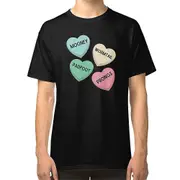 Mooney Wormtail Padfoot Prongs Candy Hearts T-shirt