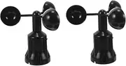 Yardwe 2pcs Anemometer Cup Wind Indicator Supply Wind Measure Device Cup for Easy Installation and Carry