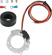 JDMON Electric Ignition Conversion Kit Replacement for 1244A Ignitor Distributor Module Kit Replacement for Ford Tractors 2N 9N 8N 500-800 Series V4 4 Cylinder(Side Mount Distributor & 12V Only)