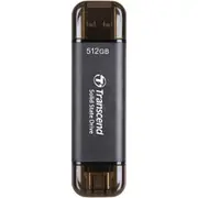 Transcend ESD310C 512GB Portable External SSD USB-C - USB-A - Read up to 1050MB/s [TS512GESD310C]