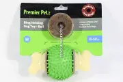 1 Premier Pet Ring Holding Dog Toy for Medium Dogs Ball w/ Refillable Chew Ring