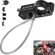 Motorcycle Lock Motorcycle Brake Lock & Helmet Lock Anti-Theft Grip Lock Combo f